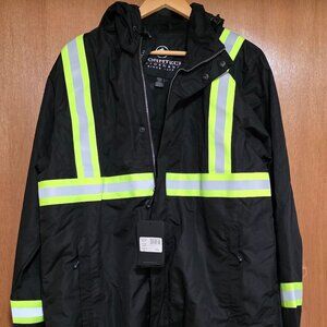 NWT - Men's Reflective Black Jacket